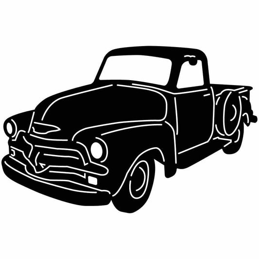 Old Truck Free-DXF files cut ready for CNC-DXFforCNC.com