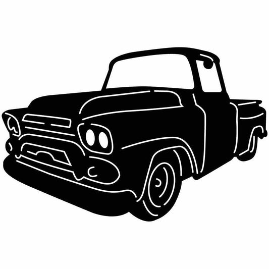 Old Truck Free-DXF files cut ready for CNC-DXFforCNC.com