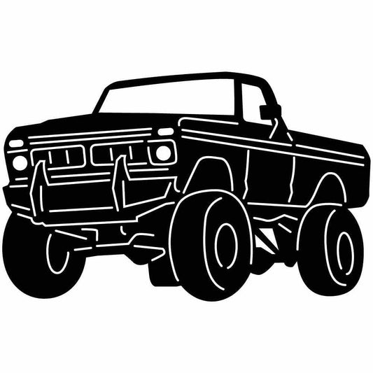 Old Truck Free-DXF files cut ready for CNC-DXFforCNC.com