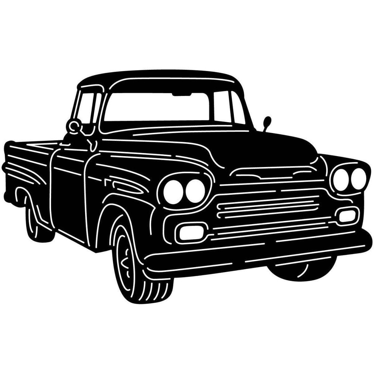 Pickup Trucks 102 DXF File Cut Ready for CNC