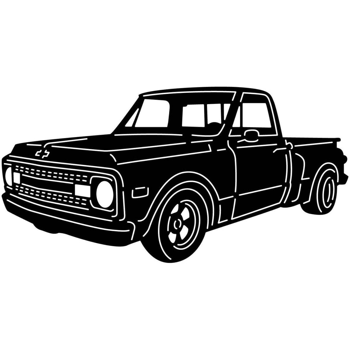 Pickup Trucks 105 DXF File Cut Ready for CNC