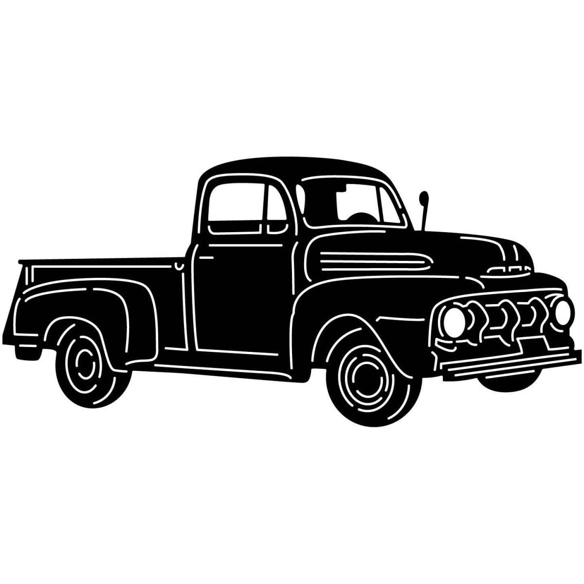 Pickup Trucks 106 DXF File Cut Ready for CNC