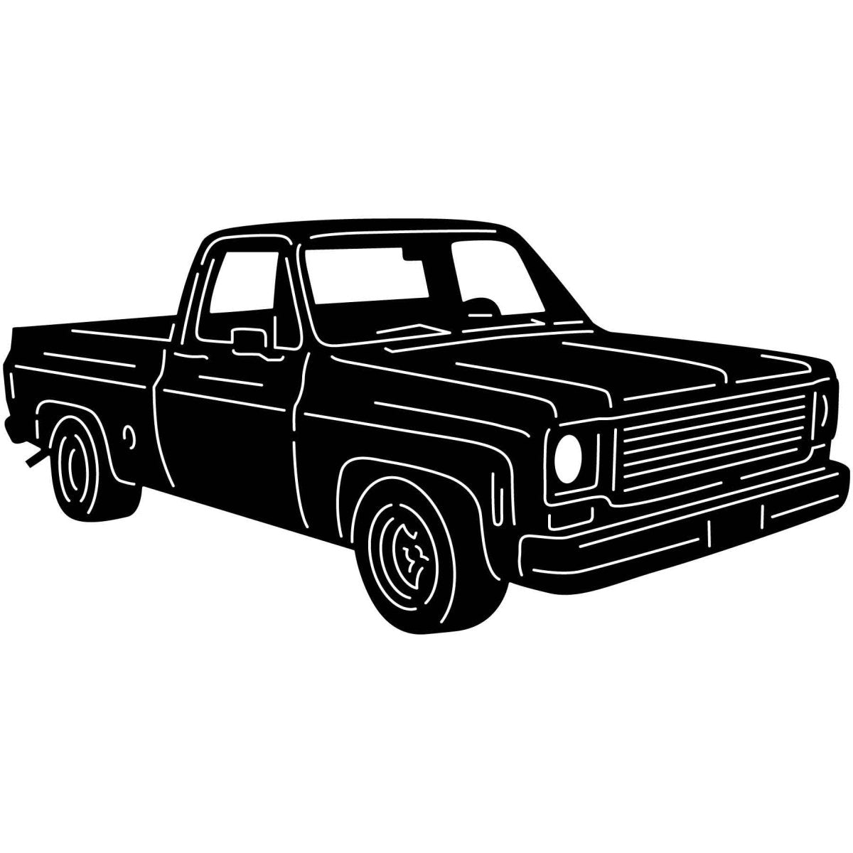 Pickup Trucks 116 DXF File Cut Ready for CNC