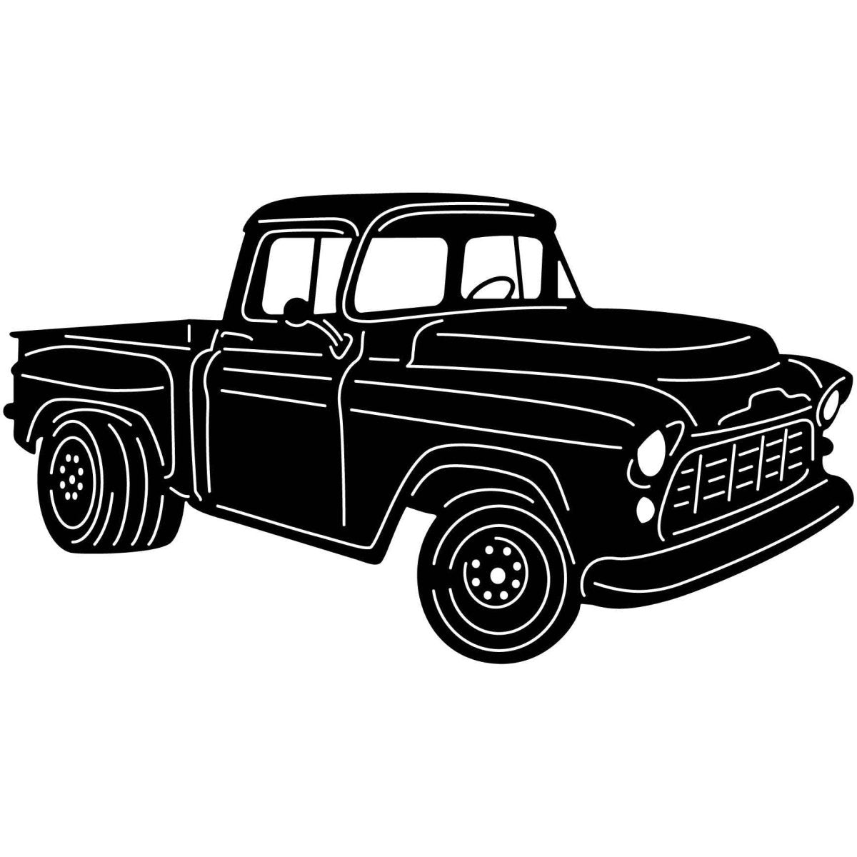 Pickup Trucks 117 DXF File Cut Ready for CNC