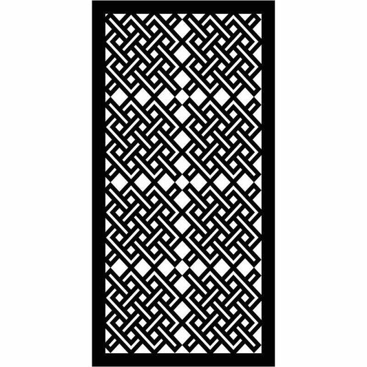 Abstract and Floral Decorative Privacy Screen Panels Doors or Fence-Free DXF files Cut Ready CNC Designs-dxfforcnc.com