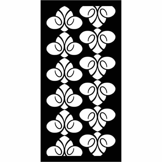 Abstract and Floral Decorative Privacy Screen Panels Doors or Fence-Free DXF files Cut Ready CNC Designs-dxfforcnc.com