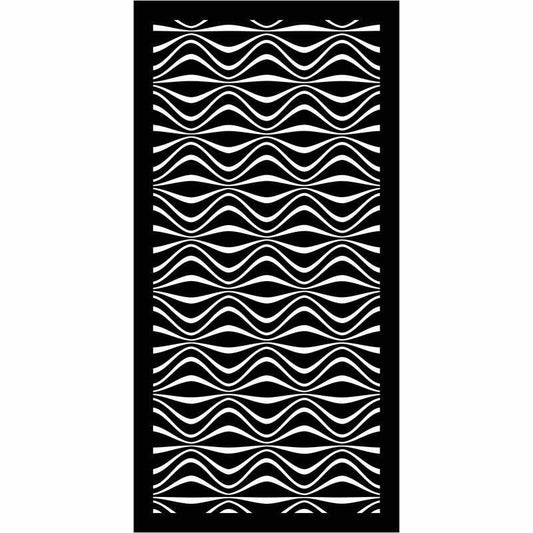 Abstract and Floral Decorative Privacy Screen Panels Doors or Fence-Free DXF files Cut Ready CNC Designs-dxfforcnc.com