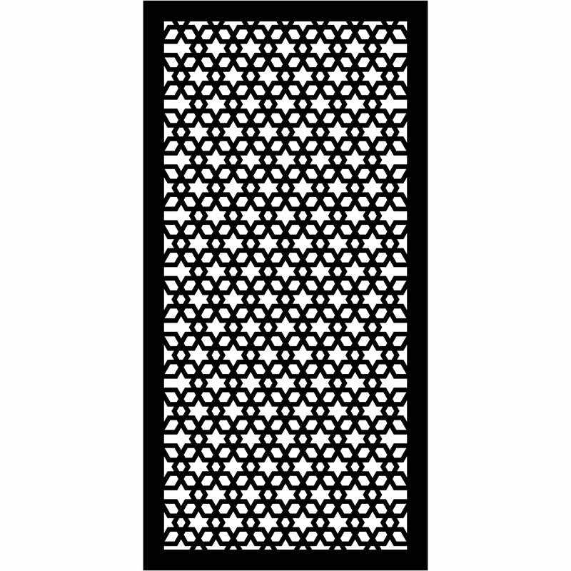 Abstract and Floral Decorative Privacy Screen Panels Doors or Fence-Free DXF files Cut Ready CNC Designs-dxfforcnc.com