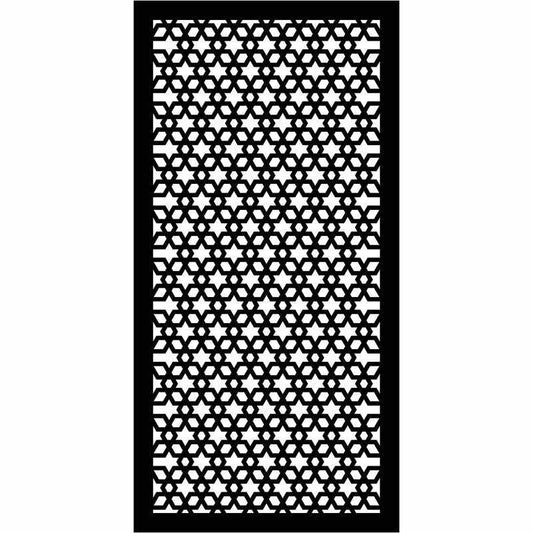 Abstract and Floral Decorative Privacy Screen Panels Doors or Fence-Free DXF files Cut Ready CNC Designs-dxfforcnc.com