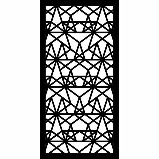 Abstract and Floral Decorative Privacy Screen Panels Doors or Fence-Free DXF files Cut Ready CNC Designs-dxfforcnc.com