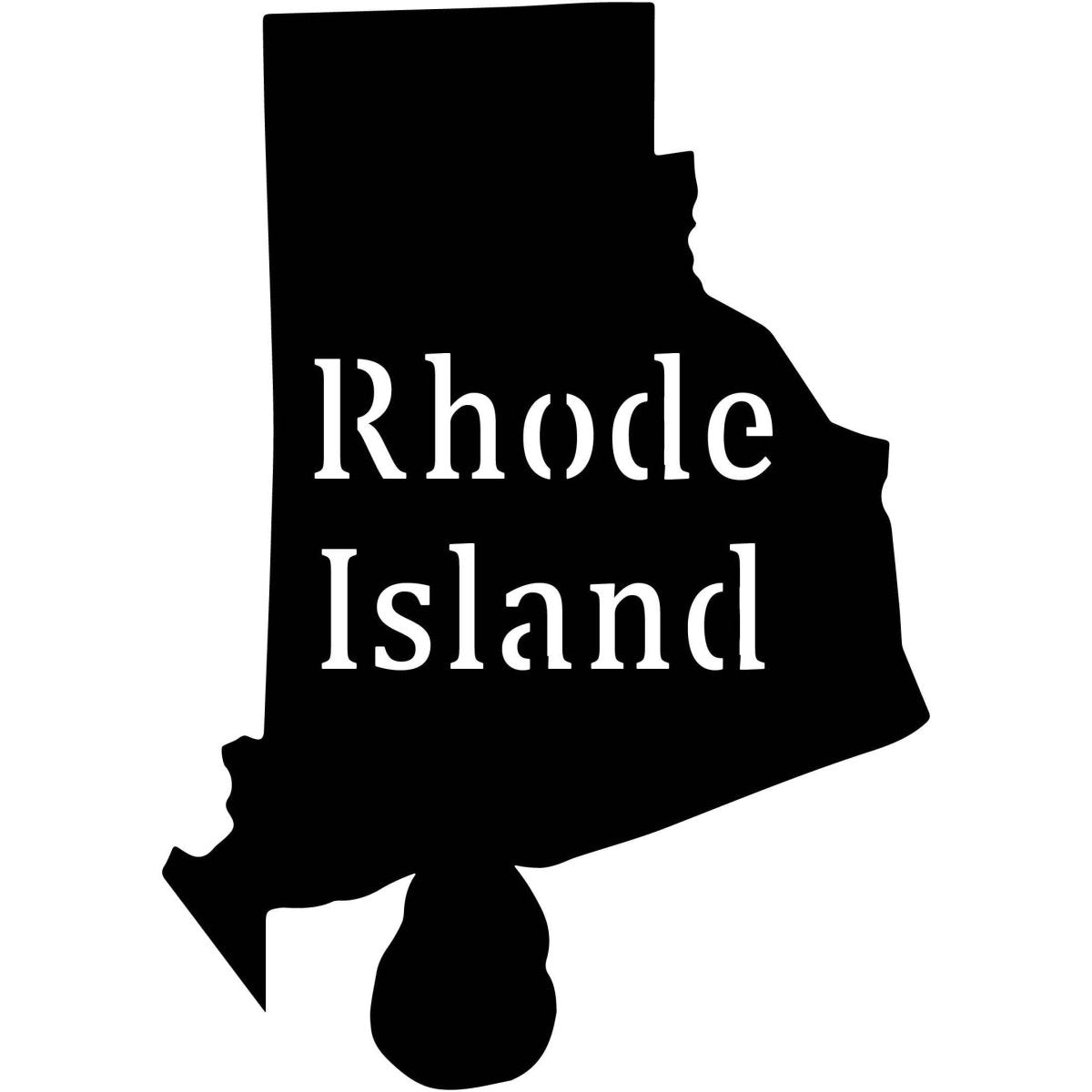 Rhode Island USA State Map