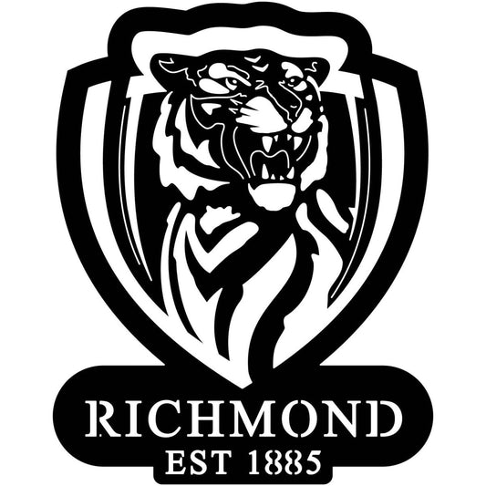 Richmond Tiger Logo-files cut ready for cnc machines-dxfforcnc.com