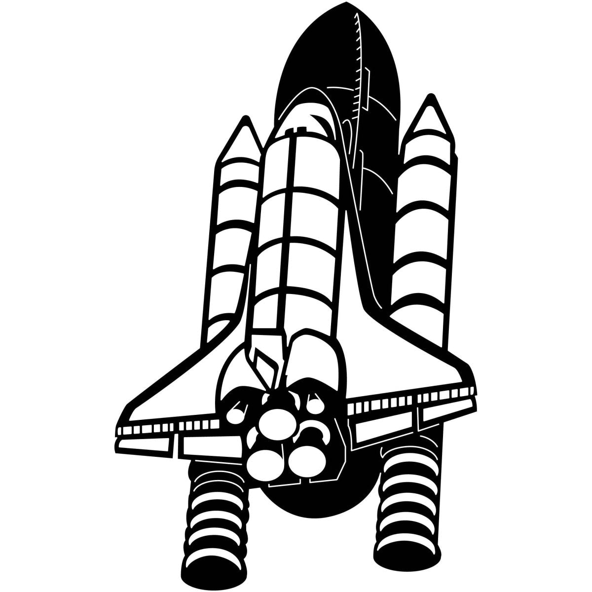 Rockets and Spacecraft 21 DXF File Cut Ready for CNC