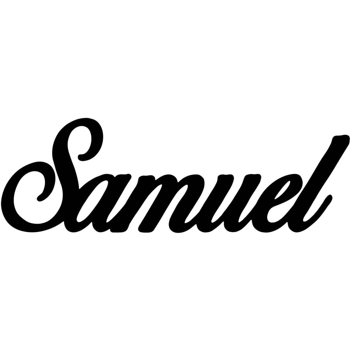 Samuel Name DXF File Cut Ready for CNC