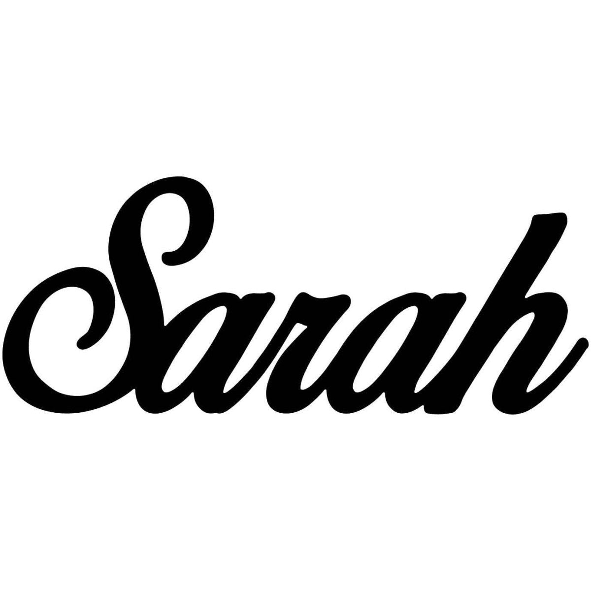 Sarah Name DXF File Cut Ready for CNC