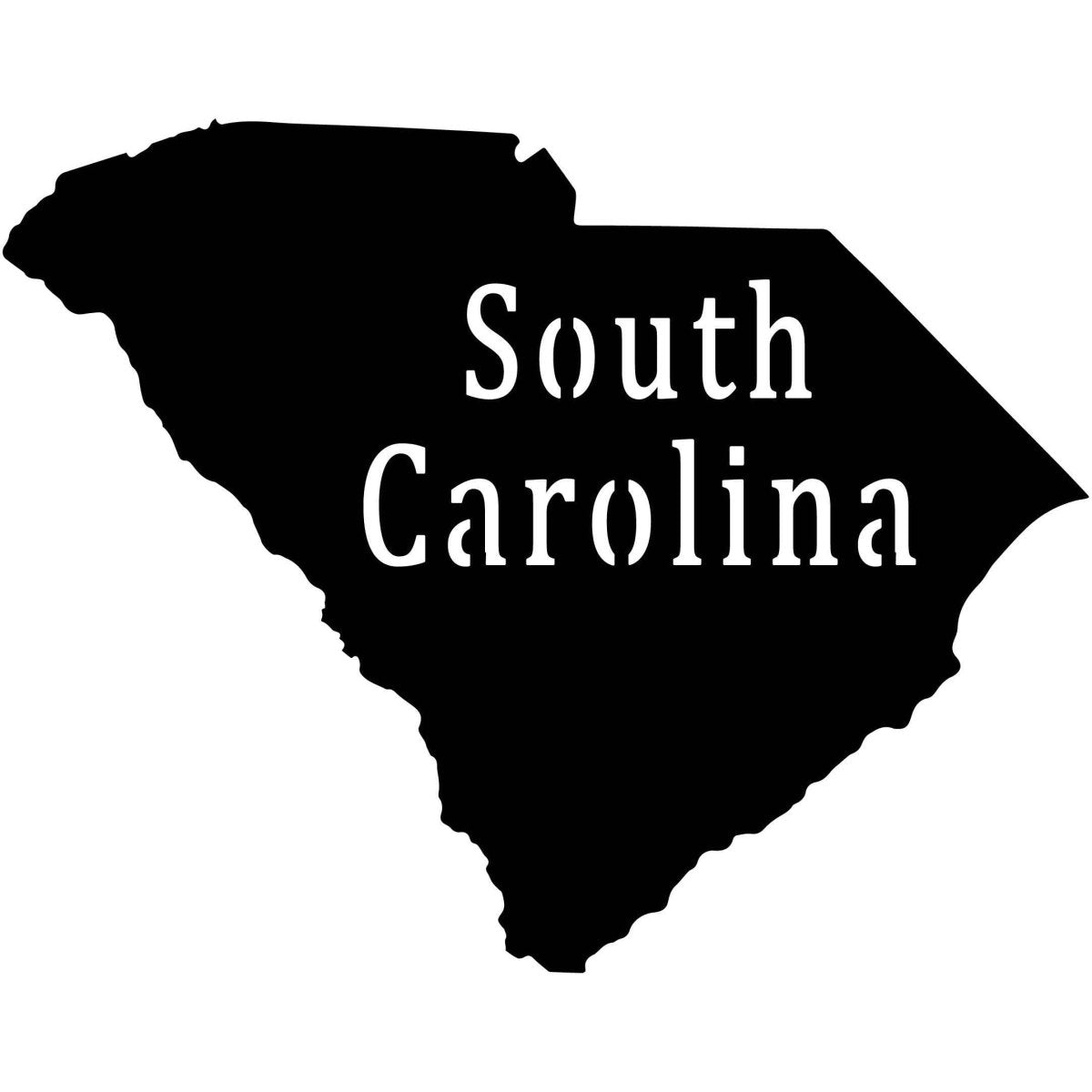 South Carolina USA State Map