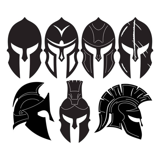 Spartan Helmet Mask-dxf files cut ready for cnc machines-dxfforcnc.com