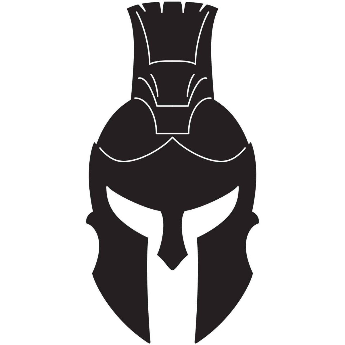 Spartan Helmet Mask 05 DXF File Cut Ready for CNC