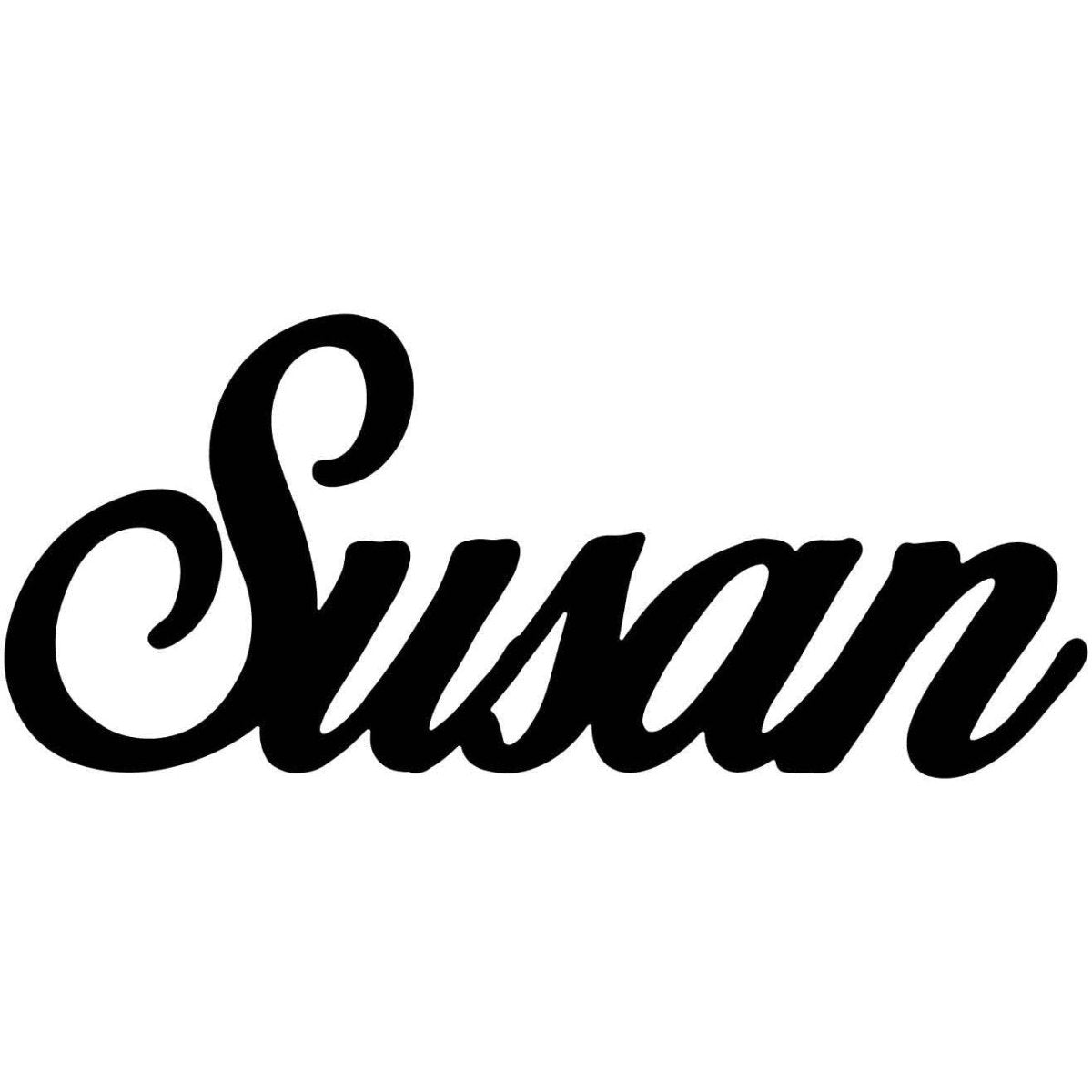 Susan Name DXF File Cut Ready for CNC