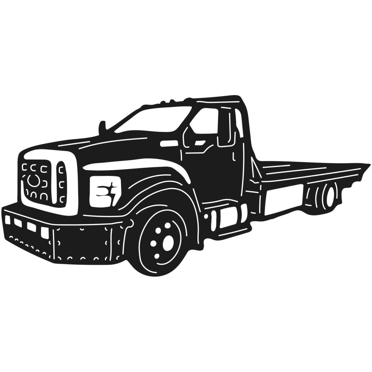 Tow Trucks  01 DXF File Cut Ready for CNC