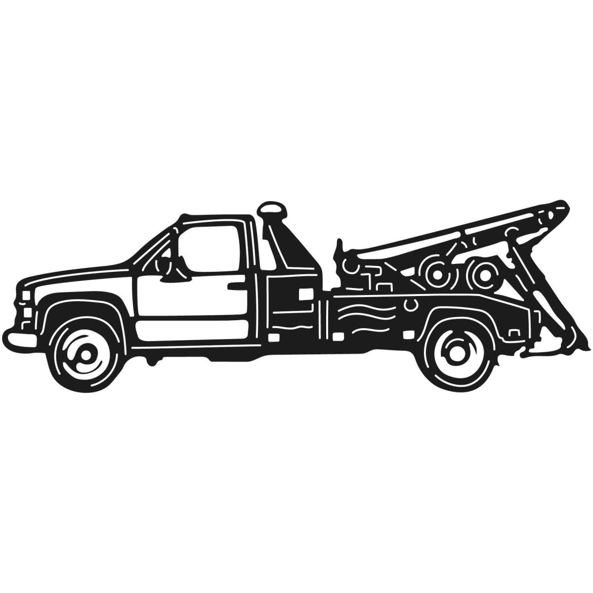 Tow Trucks  05 DXF File Cut Ready for CNC