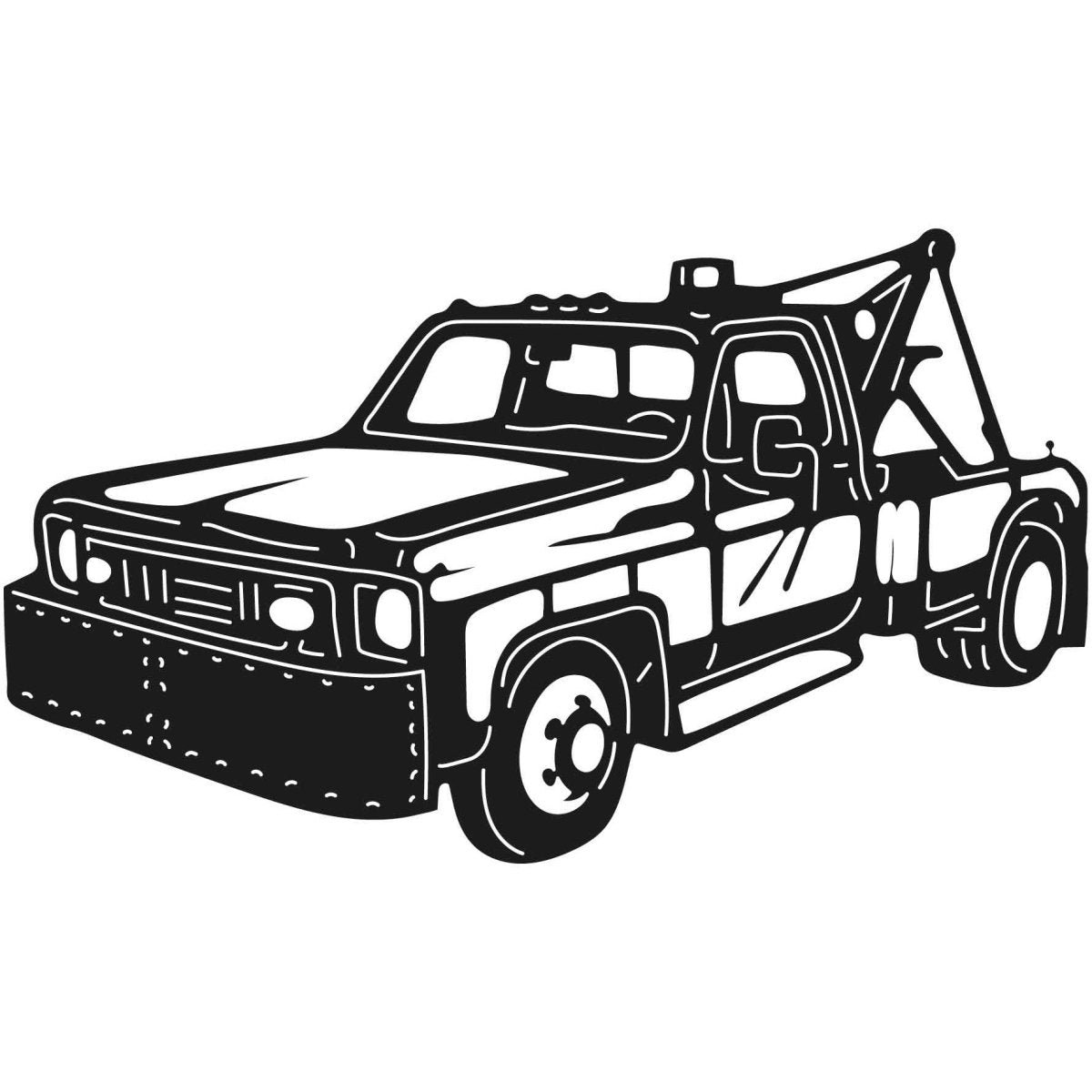 Tow Trucks  11 DXF File Cut Ready for CNC