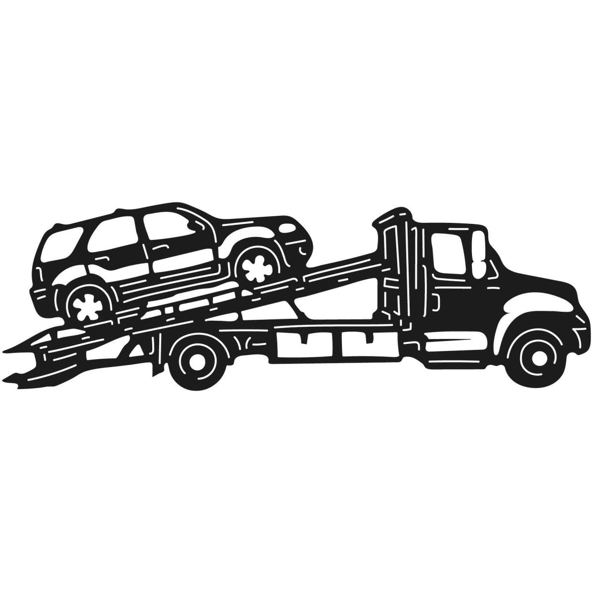 Tow Trucks  18 DXF File Cut Ready for CNC