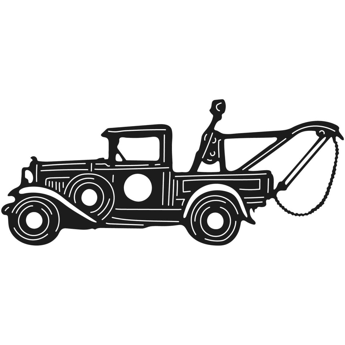 Tow Trucks  19 DXF File Cut Ready for CNC