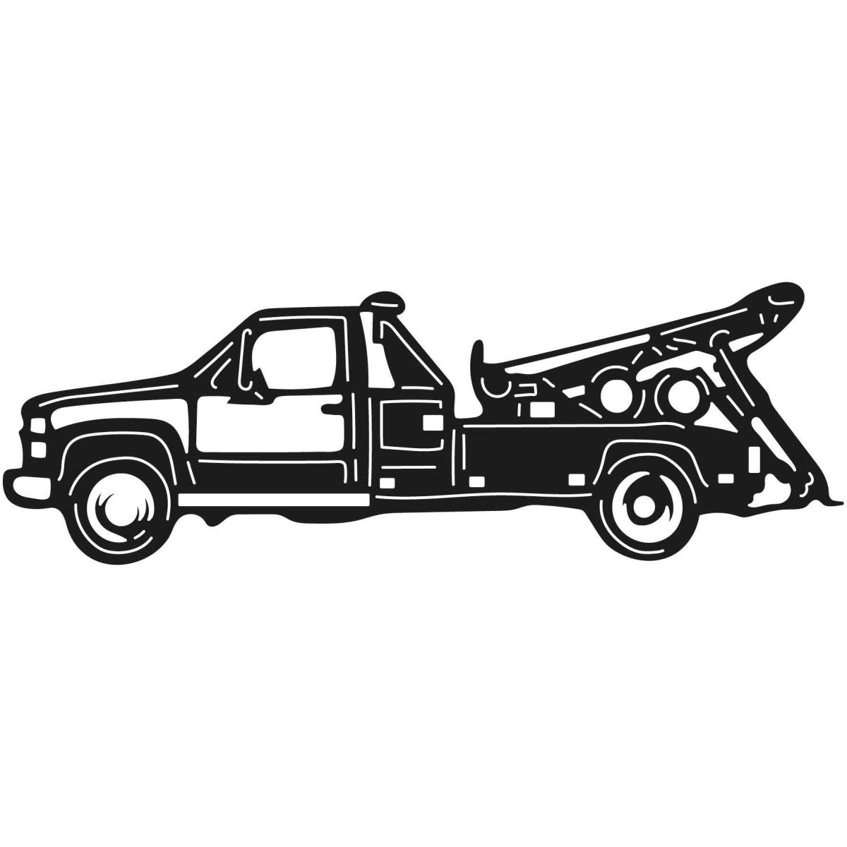 Tow Trucks  33 DXF File Cut Ready for CNC