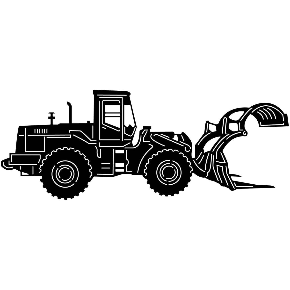 Heavy Duty Special Tractor-DXF files cut ready for cnc machines-DXFforCNC.com