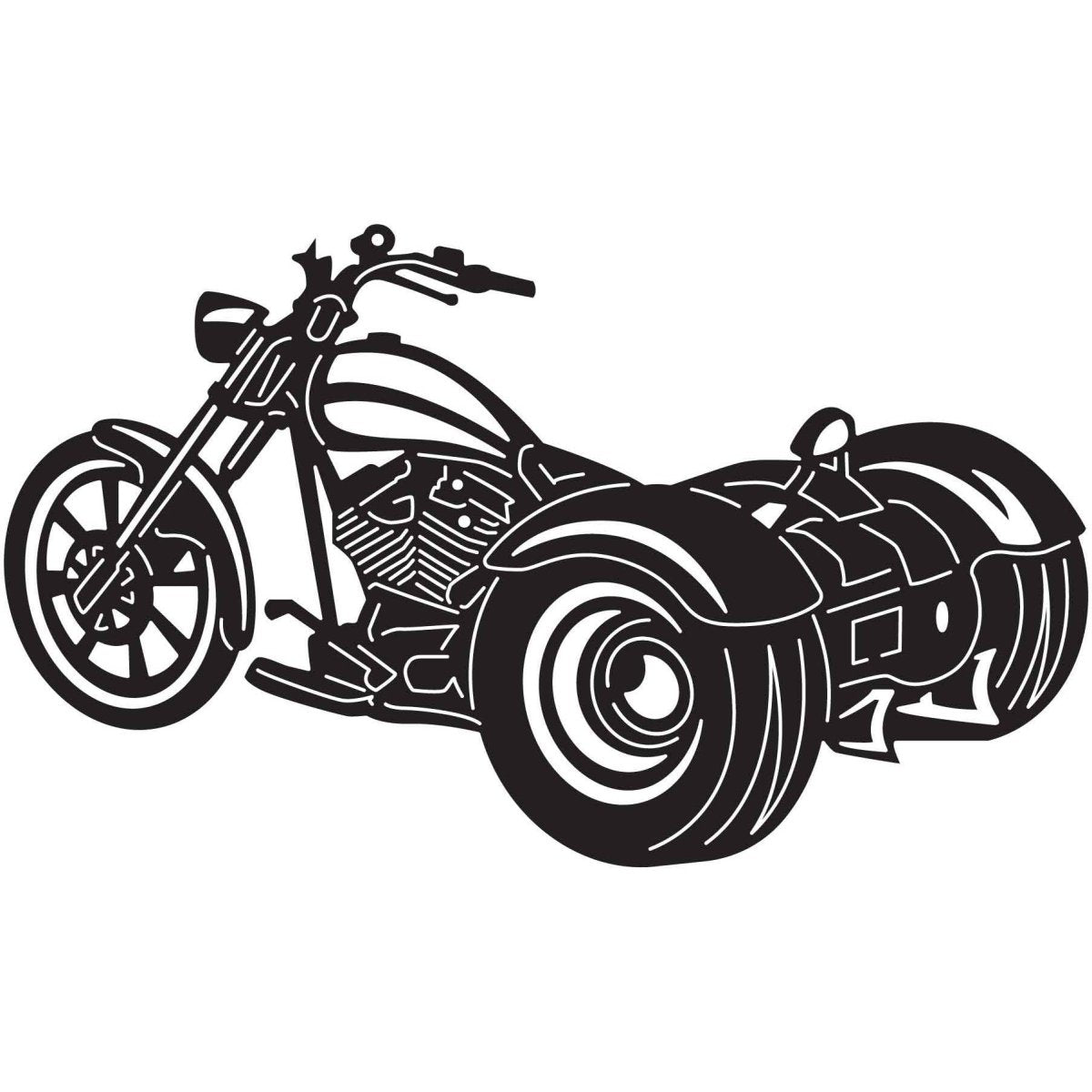 Trike Bike Motorcycle 15 DXF File Cut Ready for CNC