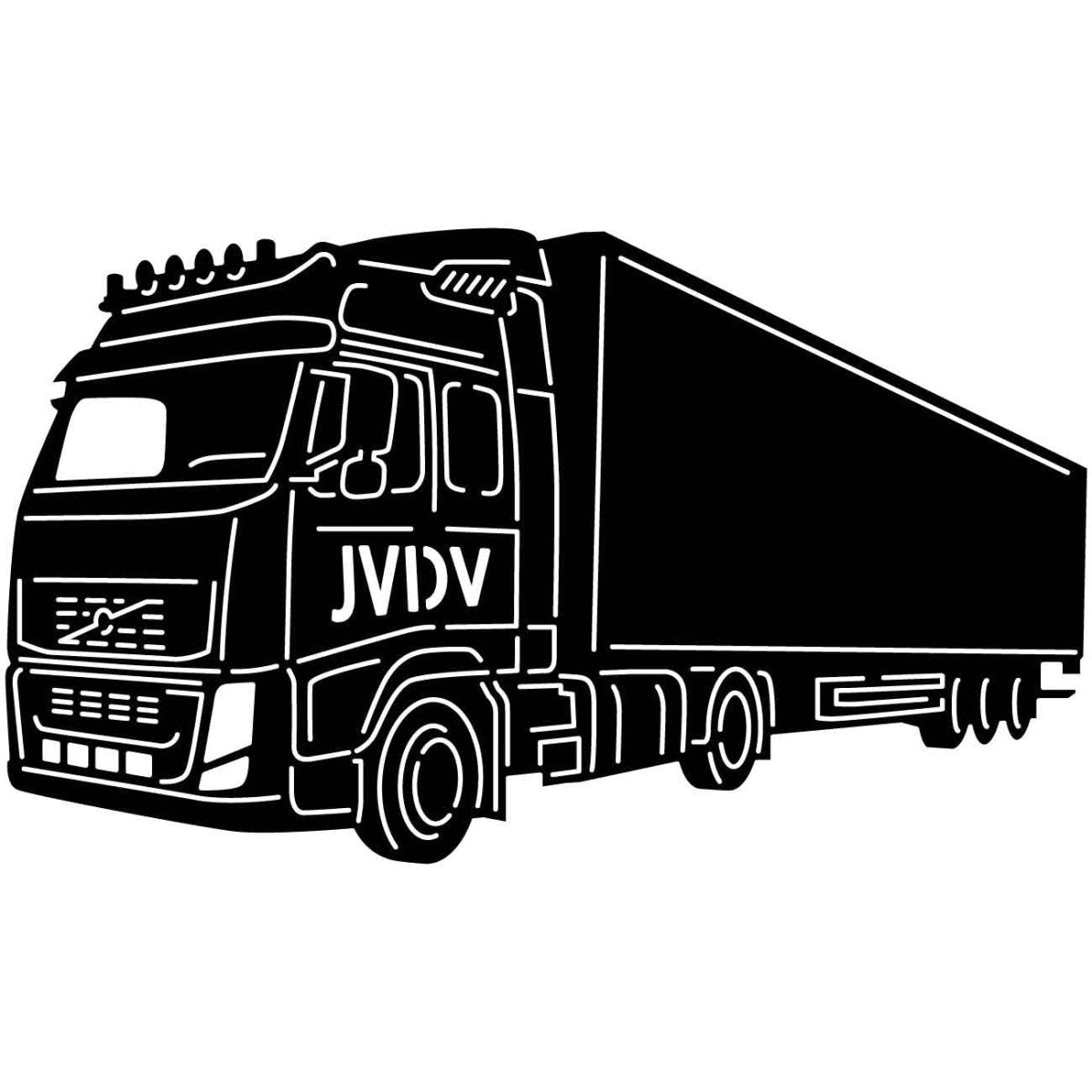 Trucks Custom JVDV - DXF files Cut Ready CNC Designs -DXFforCNC.com 