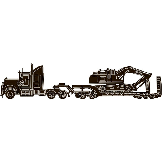 Truck and Excavator-DXF files cut ready for cnc machines-DXFforCNC.com