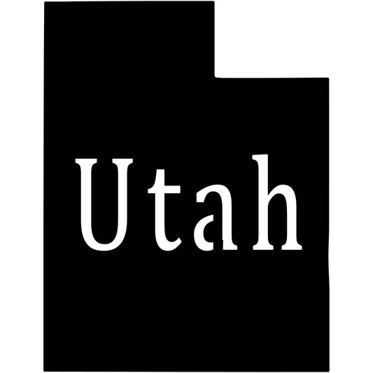 Utah USA State Map