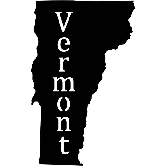 Vermont USA State Map