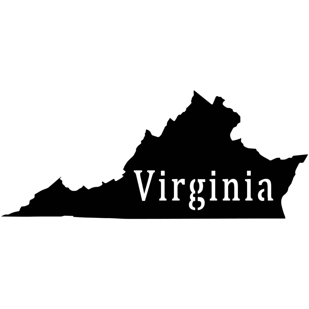 Virginia USA State Map