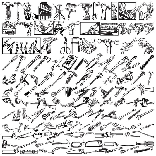 Workshop Tools and Equipment DXF Files Cut Ready for CNC Machines-DXFforCNC.com