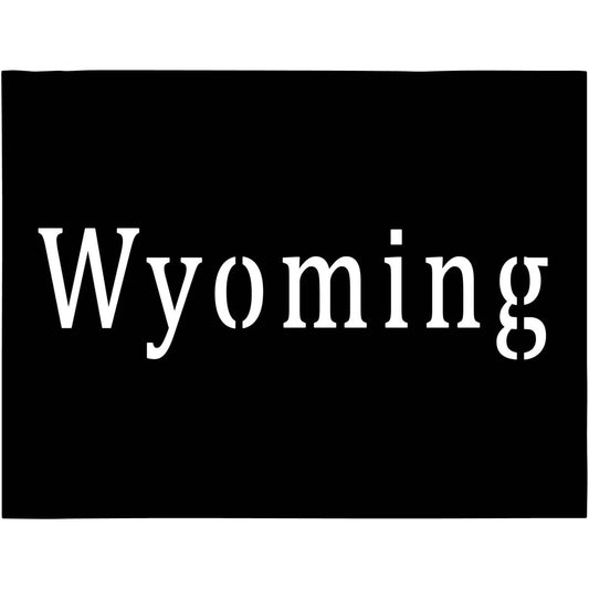 Wyoming USA State Map