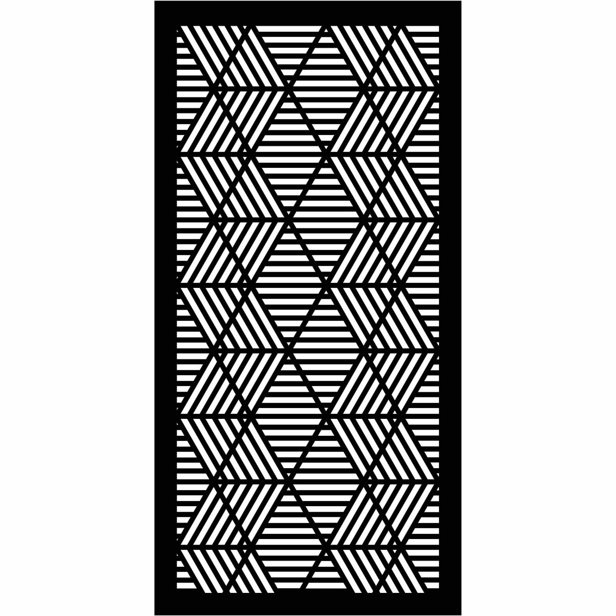 Abstract and Floral Decorative Privacy Screen Panels Doors or Fence-Free DXF files Cut Ready CNC Designs-dxfforcnc.com