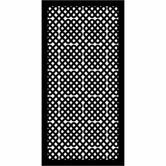 Abstract and Floral Decorative Privacy Screen Panels Doors or Fence-Free DXF files Cut Ready CNC Designs-dxfforcnc.com