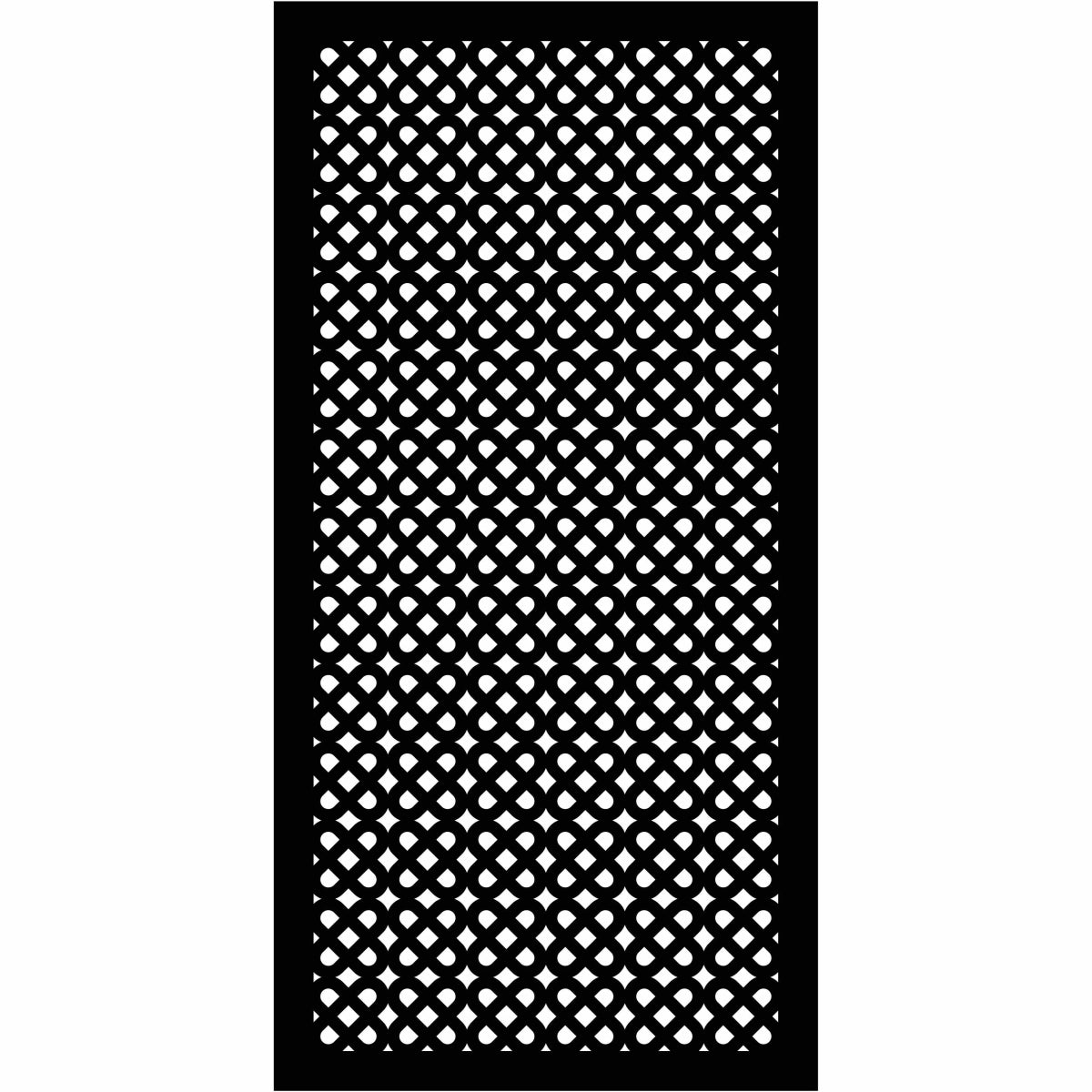 Abstract and Floral Decorative Privacy Screen Panels Doors or Fence-Free DXF files Cut Ready CNC Designs-dxfforcnc.com