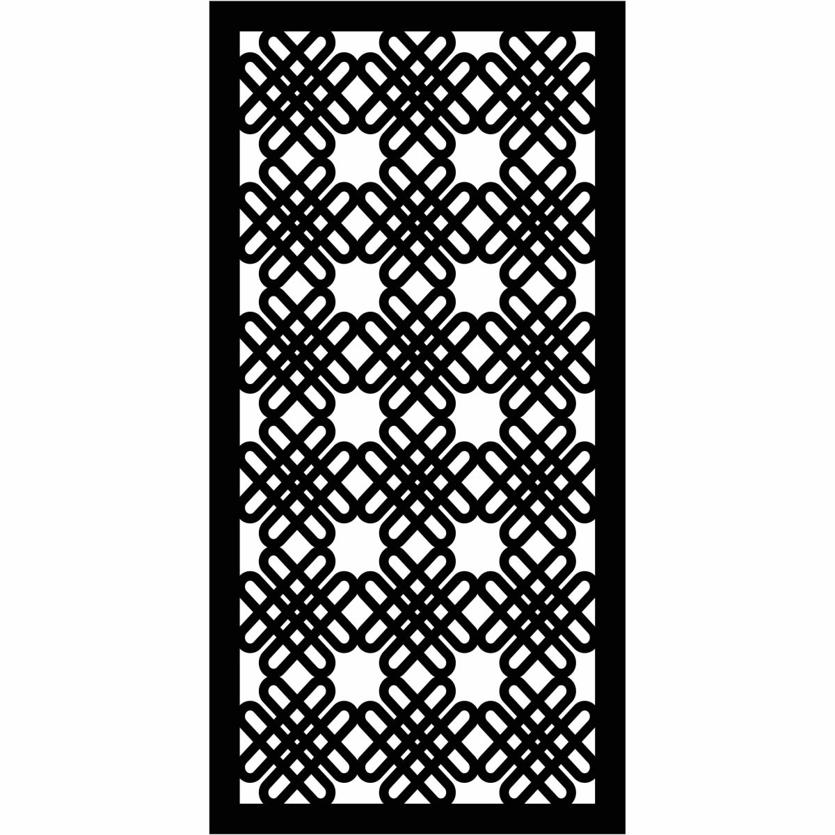 Abstract and Floral Decorative Privacy Screen Panels Doors or Fence-Free DXF files Cut Ready CNC Designs-dxfforcnc.com