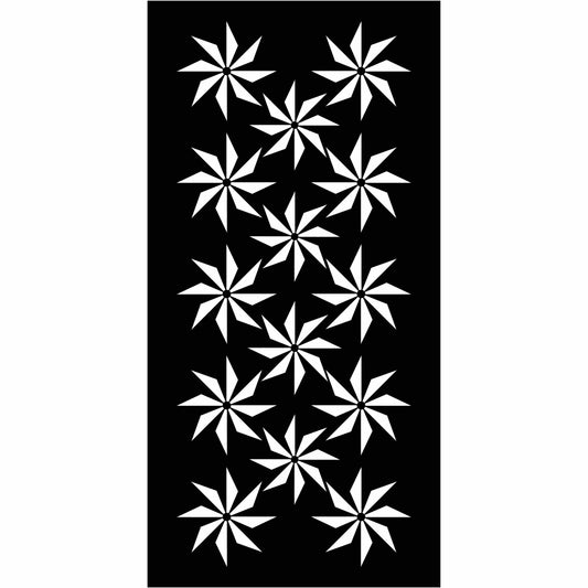 Abstract and Floral Decorative Privacy Screen Panels Doors or Fence-Free DXF files Cut Ready CNC Designs-dxfforcnc.com