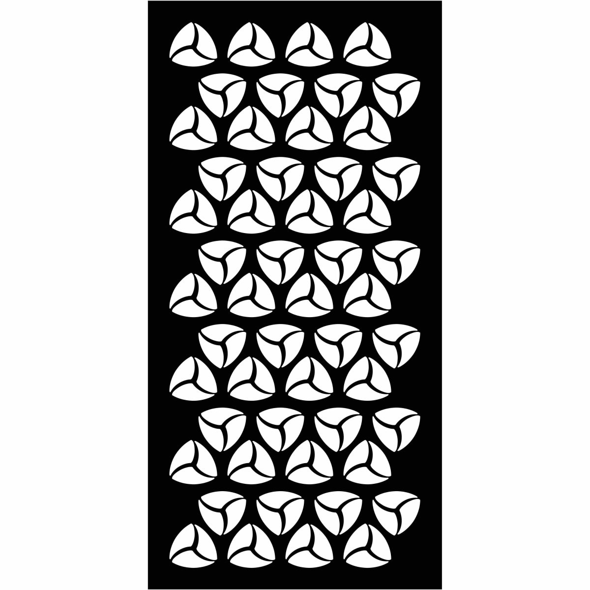 Abstract and Floral Decorative Privacy Screen Panels Doors or Fence-Free DXF files Cut Ready CNC Designs-dxfforcnc.com