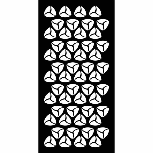 Abstract and Floral Decorative Privacy Screen Panels Doors or Fence-Free DXF files Cut Ready CNC Designs-dxfforcnc.com