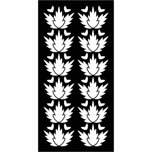 Abstract and Floral Decorative Privacy Screen Panels Doors or Fence-Free DXF files Cut Ready CNC Designs-dxfforcnc.com