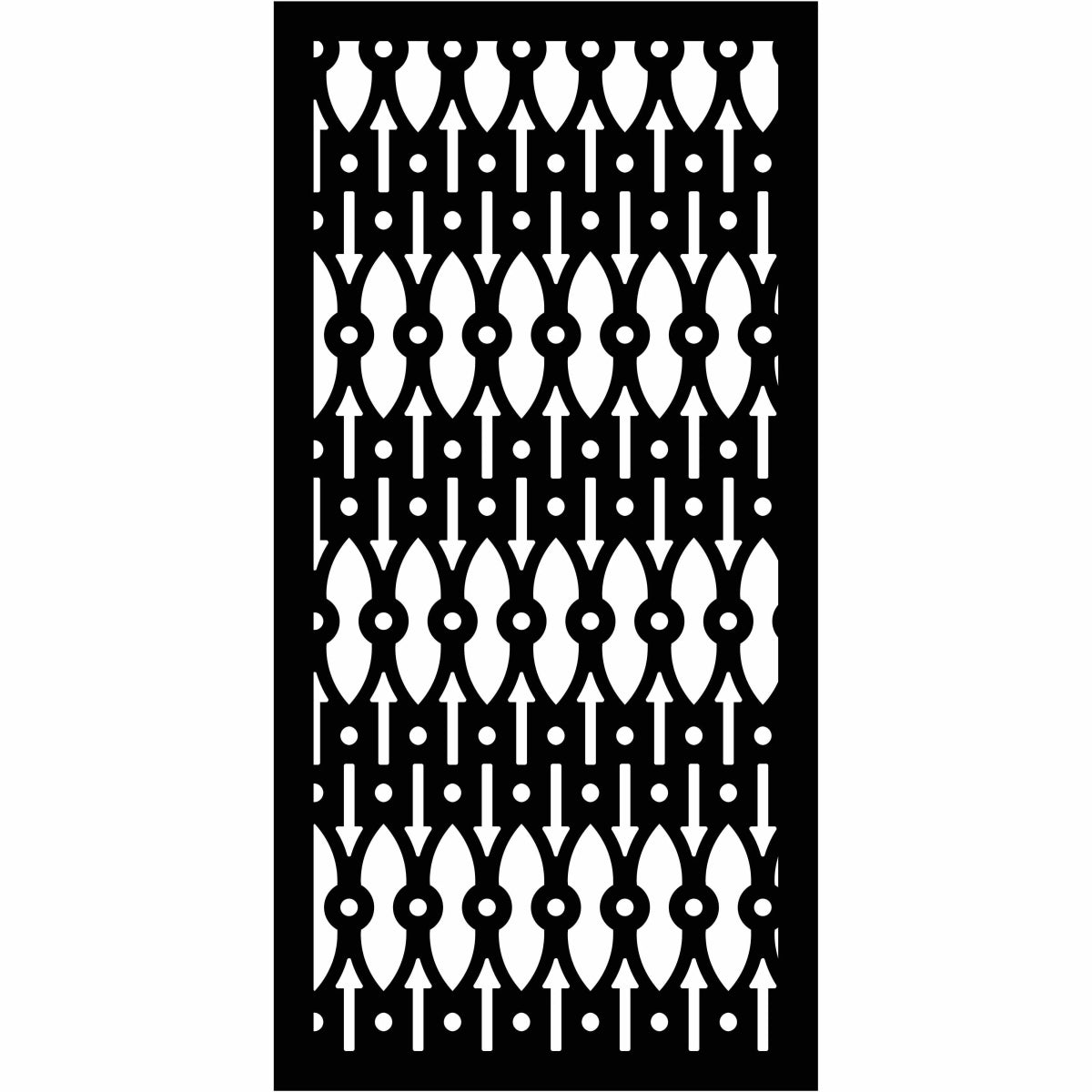 Abstract and Floral Decorative Privacy Screen Panels Doors or Fence-Free DXF files Cut Ready CNC Designs-dxfforcnc.com