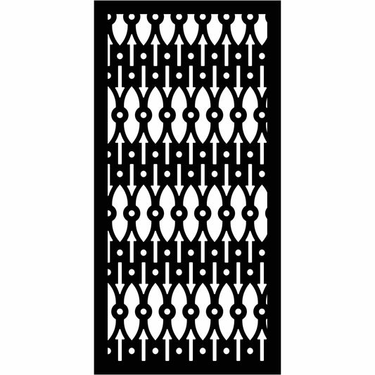 Abstract and Floral Decorative Privacy Screen Panels Doors or Fence-Free DXF files Cut Ready CNC Designs-dxfforcnc.com