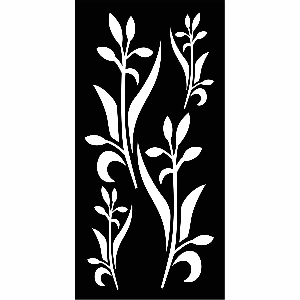 Abstract and Floral Decorative Privacy Screen Panels Doors or Fence-Free DXF files Cut Ready CNC Designs-dxfforcnc.com