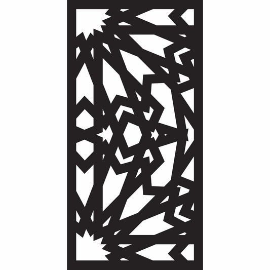 Abstract and Floral Decorative Privacy Screen Panels Doors or Fence-Free DXF files Cut Ready CNC Designs-dxfforcnc.com